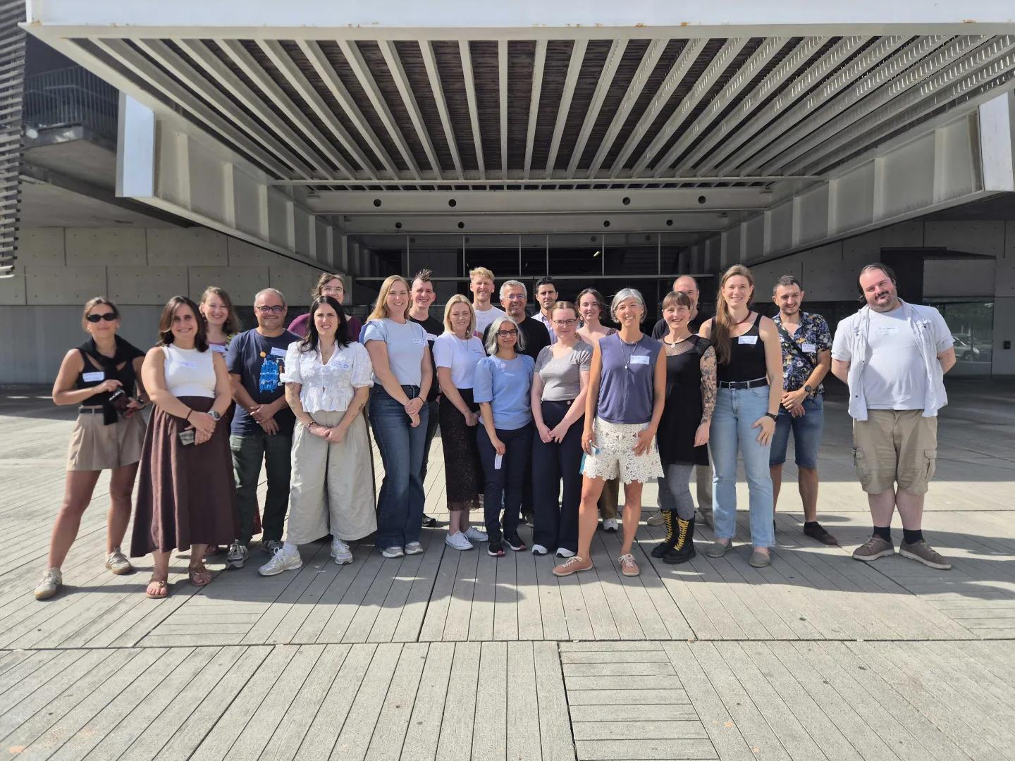 Group photo of participants at the ELIXIR RDM Community meeting in Barcelona